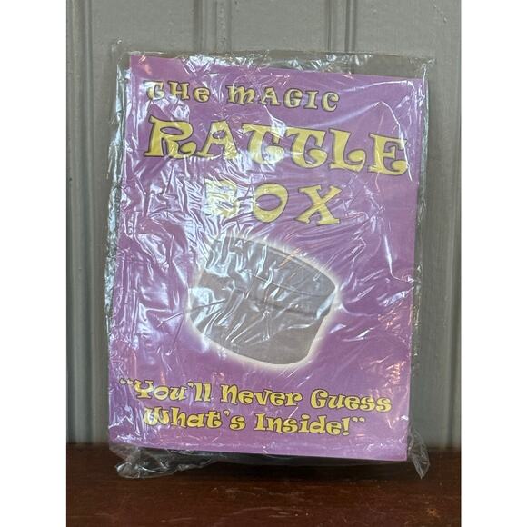 Magic Rattle Box Vintage Metal Tin Trick with Instructions - Picture 1 of 3